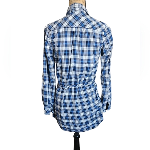 Levi's Blue Plaid Shirt - Picture 3 of 3